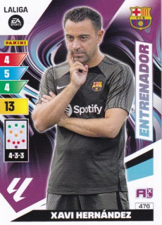 23-24 Panini LaLiga - XAVI HERNÁNDEZ č. 476 Entrenador