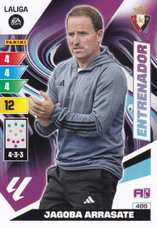 23-24 Panini LaLiga - JAGOBA ARRASATE č. 486 Entrenador