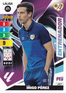 23-24 Panini LaLiga - ÍNIGO PÉREZ č. 487 Entrenador