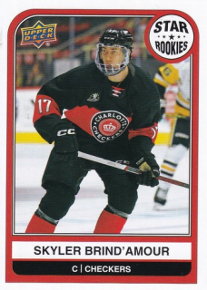 23-24 UD AHL - Skyler BRIND'AMOUR č. 132 Star Rookies
