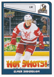 23-24 UD AHL - Elmer SODERBLOM č. HS-4 Hot Shots