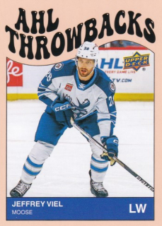 23-24 UD AHL - Jeffrey VIEL č. TB-12 AHL Throwbacks
