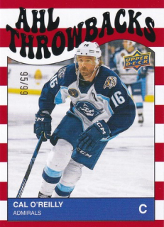 23-24 UD AHL - Cal O'REILLY č. TB-17 AHL Throwbacks Limited x/99