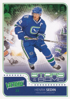2011-12 Victory - Henrik SEDIN č. SOG-HS Stars of the Game