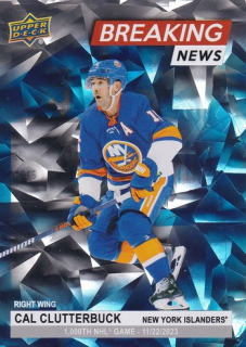 24-25 UD S1 - Cal CLUTTERBUCK č. BN-15 BREAKING NEWS