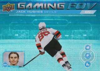 24-25 UD S1 - Jack HUGHES č. GFOV-13 GAMING FOV