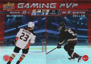 24-25 UD S1 - Mason McTAVISH/Clayton KELLER č. GPVP-25 GAMING PVP