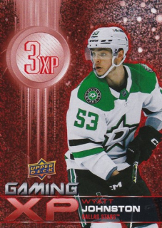 24-25 UD S1 - Wyatt JOHNSTON č. GXP-6 GAMING XP Speckle