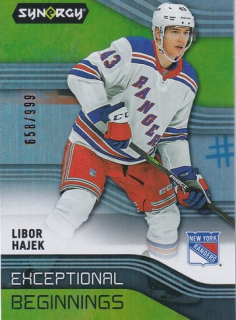 Libor HÁJEK 19-20 UD Synergy č. EB-22 Exceptional Beginnings x/999