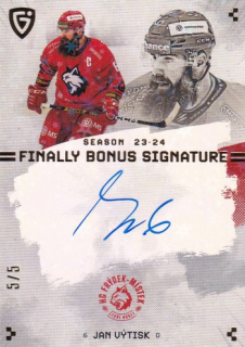23-24 GC Finally Season - Jan VÝTISK č. S-FM3 Bonus Signature 5/5