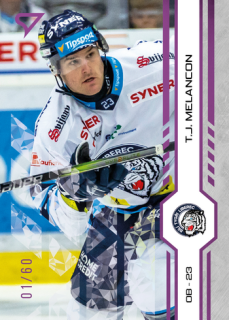 24-25 TELH - T.J. MELANCON č. 116 Purple Iceberg x/60