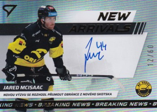 24-25 TELH - Jared McISAAC č. NAS-JM New Arrivals Auto 12/60