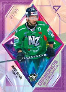 24-25 TIPOS - Marek SLOVÁK č. DL-25 Diamond of the League Pink x/25