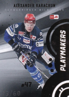 23-24 DEL - Alexander KARACHUN č. DEL-PM12 Playmakers Gold x/60