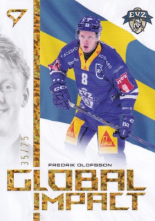 24-25 NLA - Fredrik OLOFSSON č. GI-08 Global Impact Golden Glitter x/75