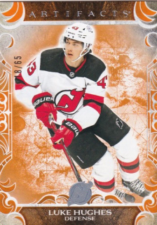 24-25 Artifacts - Luke HUGHES č. 36 ORANGE x/65