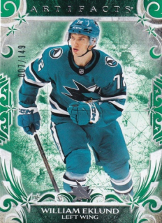 24-25 Artifacts - William EKLUND č. 132 EMERALD /149