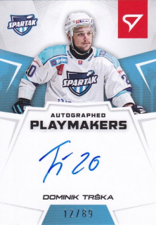 24-25 TIPOS SHL - Dominik TRŠKA č. AP-OT Autographed Playmakers 12/89