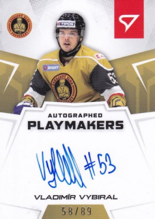 24-25 TIPOS SHL - Vladimír VYBIRAL č. AP-VV Autographed Playmakers 58/89