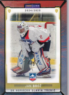 24-25 GOAL Cards - Jan BROŽ č. TRE-01 1of1