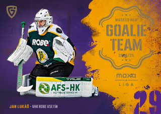 24-25 GOAL Cards - Jan LUKÁŠ č. GT-26 Goalie Team