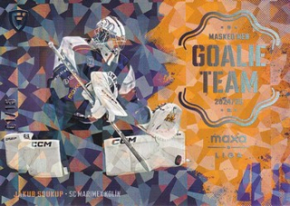 24-25 GOAL Cards - Jakub SOUKUP č. GT-08 Goalie Team Parallel x/15