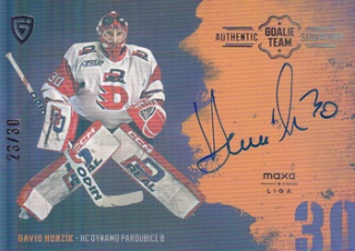 24-25 GOAL Cards - David HONZÍK č. ASGT-11 Goalie Team Auto 23/30
