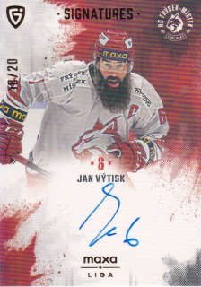 24-25 GOAL Cards - Jan VÝTISK č. S-FM2 Signatures 18/20