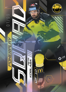 24-25 TELH - Petr KOBLASA č. PS-26 Powerplay Squad Black Rainbow x/99
