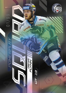 24-25 TELH - Oscar FLYNN č. PS-45 Powerplay Squad Black Rainbow x/99