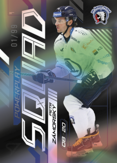 24-25 TELH - Petr ZÁMORSKÝ č. PS-73 Powerplay Squad Black Rainbow x/99
