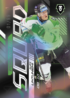 24-25 TELH - Alex LINTUNIEMI č. PS-79 Powerplay Squad Black Rainbow x/99