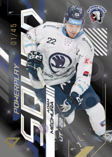 24-25 TELH - Adam MĚCHURA č. PS-77 Powerplay Squad Golden Fireworks x/49