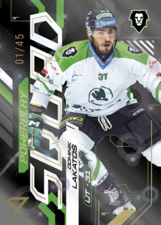 24-25 TELH - Dominik LAKATOŠ č. PS-84 Powerplay Squad Golden Fireworks x/49