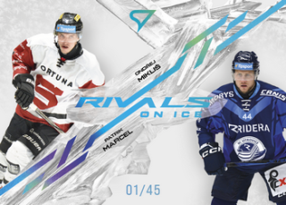 24-25 TELH - Ondřej MIKLIŠ vs Patrik MARCEL č. RI-08 Rivals on Ice Blue Glacier x/45