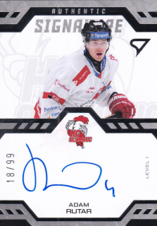 24-25 TELH - Adam RUTAR č. SL1-AR Authentic Signature 18/99