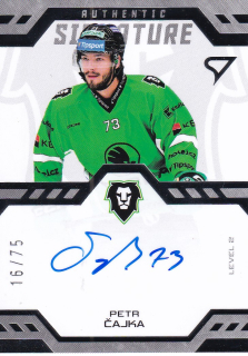 24-25 TELH - Petr ČAJKA č. SL2-PC Authentic Signature 16/75