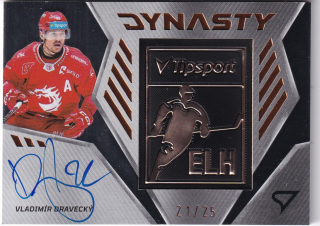 24-25 TELH - Vladimír DRAVECKÝ č. DYS-VD Dynasty Copper Auto 21/25