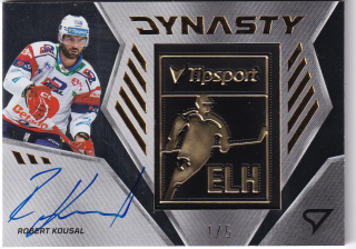 24-25 TELH - Robert KOUSAL č. DYS-RK Dynasty Gold Auto 1/5