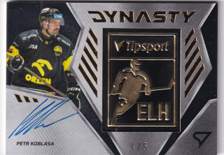 24-25 TELH - Petr KOBLASA č. DYS-PK Dynasty Gold Auto 4/5