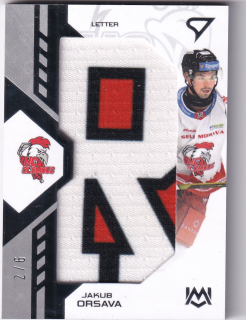 24-25 TELH - Jakub ORSAVA č. UM-JO Unique Mark Letter 2/6