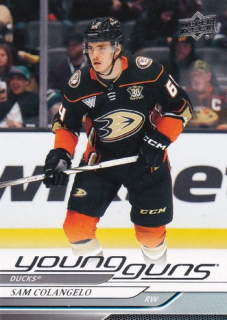 24-25 UD S1 - Sam COLANGELO č. 240 Young Guns
