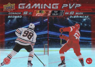24-25 UD S1 - Connor BEDARD/Alex DeBRINCAT č. GPVP-5 GAMING PVP
