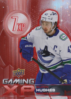 24-25 UD S1 - Quinn HUGHES č. GXP-5 GAMING XP