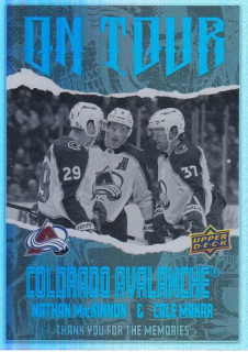 24-25 UD S2 - Nathan MacKINNON & Cale MAKAR č. OT-2 ON TOUR