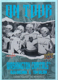 24-25 UD S2 - Alex OVECHKIN & Tom WILSON č. OT-31 ON TOUR