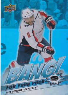 24-25 UD S2 - Alex OVECHKIN č. BP-8 BANG FOR YOUR PUCK