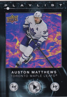 24-25 UD S2 - Auston MATTHEWS č. PL-10 PLAYLIST
