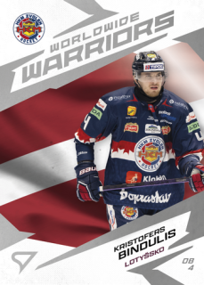 24-25 TIPOS - Kristofers BINDULIS č. WW-18 Worldwide Warriors