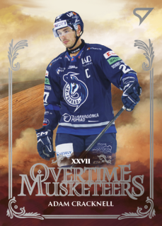 24-25 TIPOS - Adam CRACKNELL č. OM-15 Overtime Musketeers